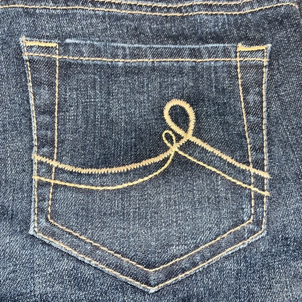 Loft Women's Jeans Curvy Boot Dark Blue Size 2 P - Picture 8 of 8